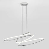 Artika Swirl Butterfly, Dimmable LED Integrated Pendant Light, Chrome